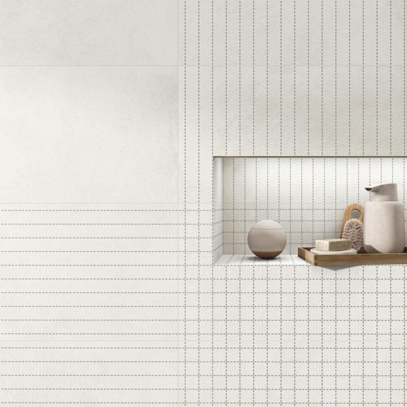NUAGES SQUARES-R BLANCO MATE 32X99 RECTIFICADO