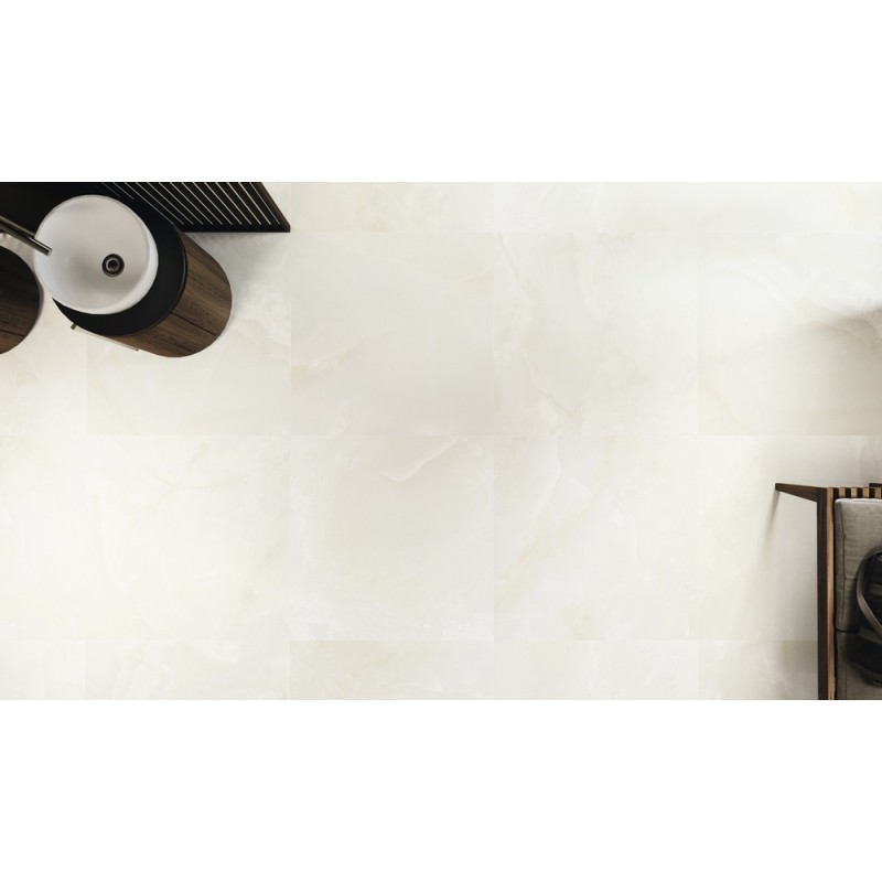 ONIX BLANCO SUPER SHINE 90X90 RECTIFICADO