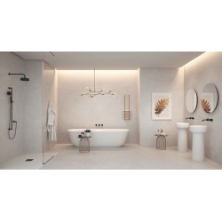Azulejo efecto Piedra  Aura  de Emotion  para Baño, Residencial, Exterior