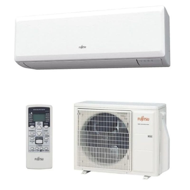 CONJUNTO AIRE ACONDICIONADO FUJITSU SPLIT PARED ASY35 KL R-32 CONJUNTO AIRE ACONDICIONADO FUJITSU SPLIT PARED ASY35 KL R-32