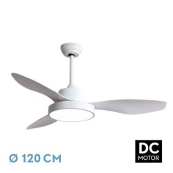 VENTILADOR TECHO HAYATE 48W BLANCO