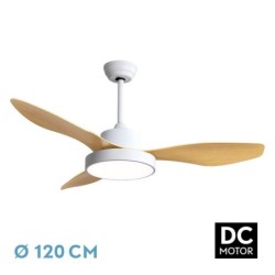 VENTILADOR TECHO HAYATE 48W BLANCO/HAYA