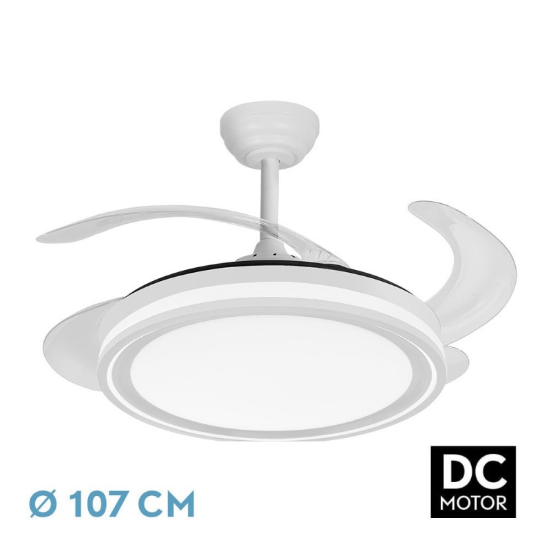 VENTILADOR TECHO BANDIDO 59W BLANCO