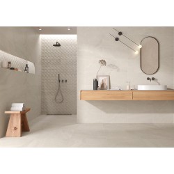 Boston Beige 60x120 | Baldosa porcelánica beige efecto piedra