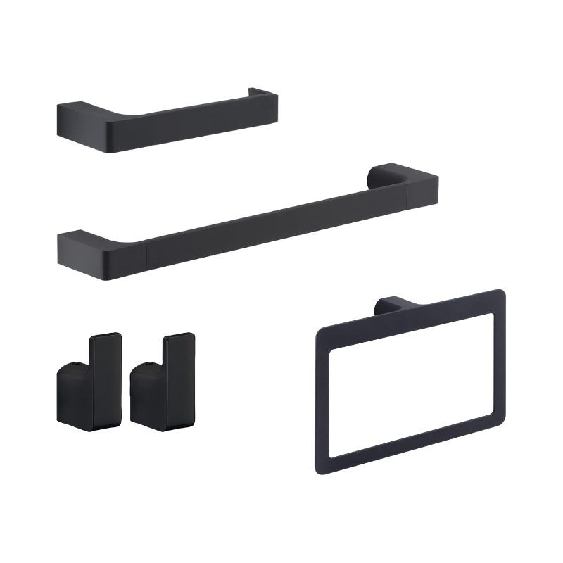 Set accesorios baño Gedy G-Pirenei negro | Toalleros, porta-rollos y colgadores Set accesorios baño Gedy G-Pirenei negro | Toalleros, porta-rollos y colgadores