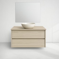 Mueble de baño Premiere 100x45 Oatmeal | Estilo natural y atemporal
