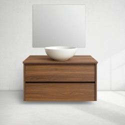 Mueble de baño Premiere 100x39 Cocoa | Diseño oscuro y compacto
