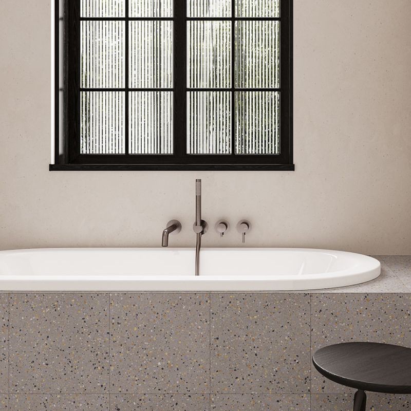 Bañera Loft Sanycces 180x80 cm acrílica blanca brillo sin faldón