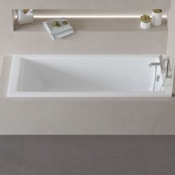 Bañera Bali Sanycces 170x70 cm acrílica blanca brillo moderna