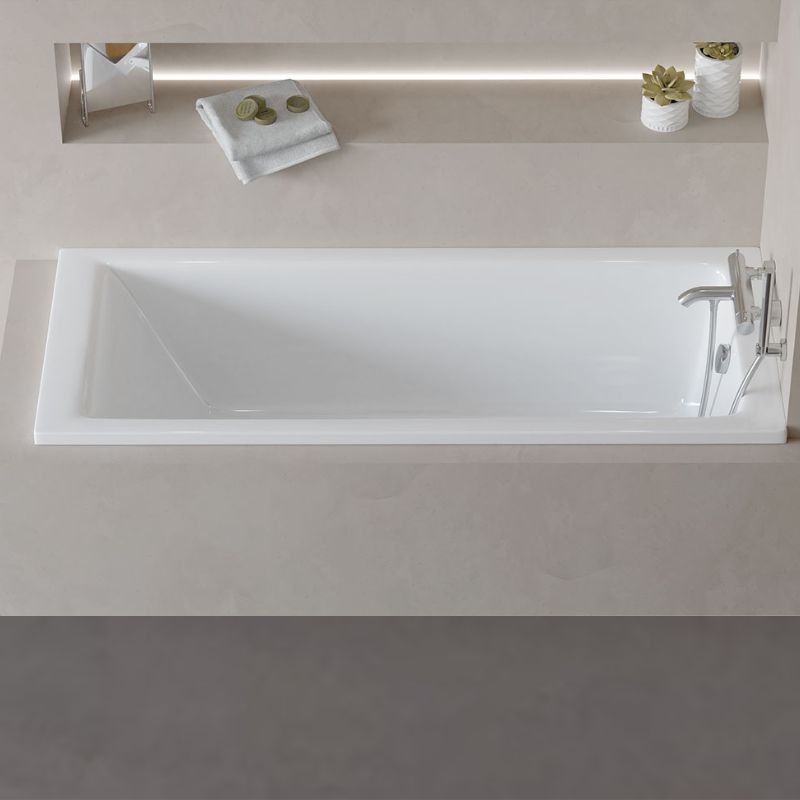 Bañera Bali Sanycces 170x70 cm acrílica blanca brillo moderna