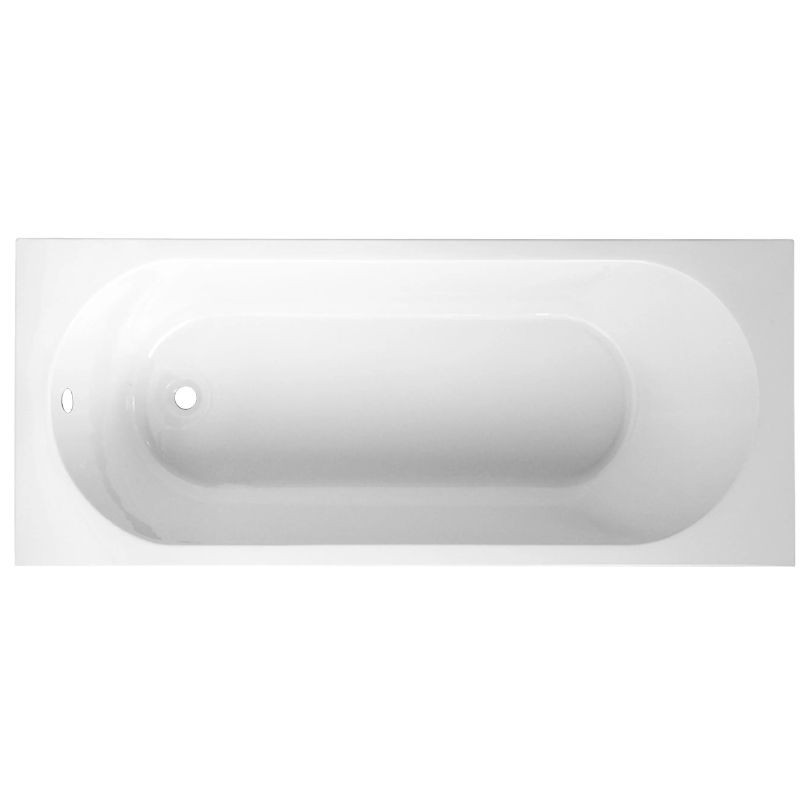 Bañera Serena Sanycces 140x70 cm acrílica blanca brillo ovalada