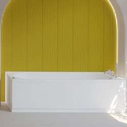 Bañera Serena Sanycces 140x70 cm acrílica blanca brillo ovalada