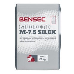 MORTERO M-7,5 SILICEO BEN SEC 25 KG