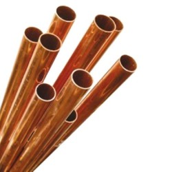 TUBO COBRE EN TIRA CU 15 2500 MM