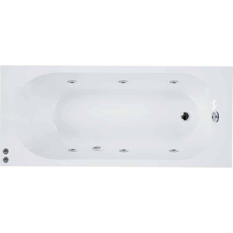 BAÑERA SERENA CONFORT BLANCO BRILLO 180X80