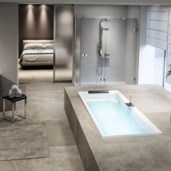 BAÑERA HYDRO AIR DIVINA BLANCO MATE 190X90