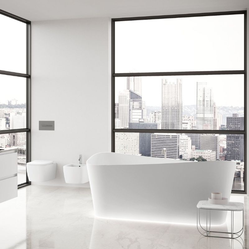 BAÑERA INFINITIVE BLANCO MATE 170X75 BAÑERA INFINITIVE BLANCO MATE 170X75