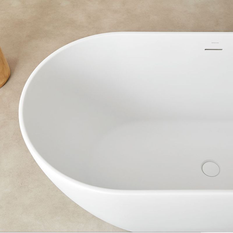 Bañera exenta Trento 150x75 cm blanca mate acrílica