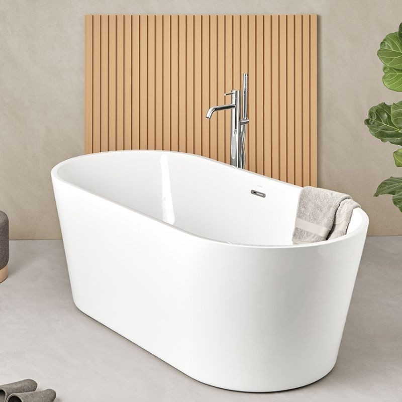 Bañera exenta Torino Sanycces acrílica blanca brillo