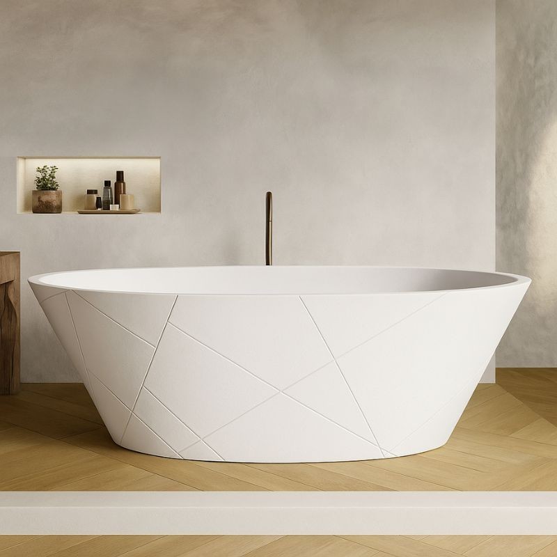 BAÑERA OPAL QUIZ BLANCO 180X80