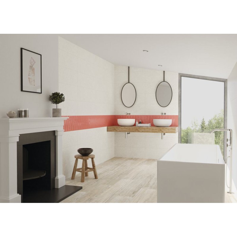 RENNES WHITE MATE 20X75 RECTIFICADO