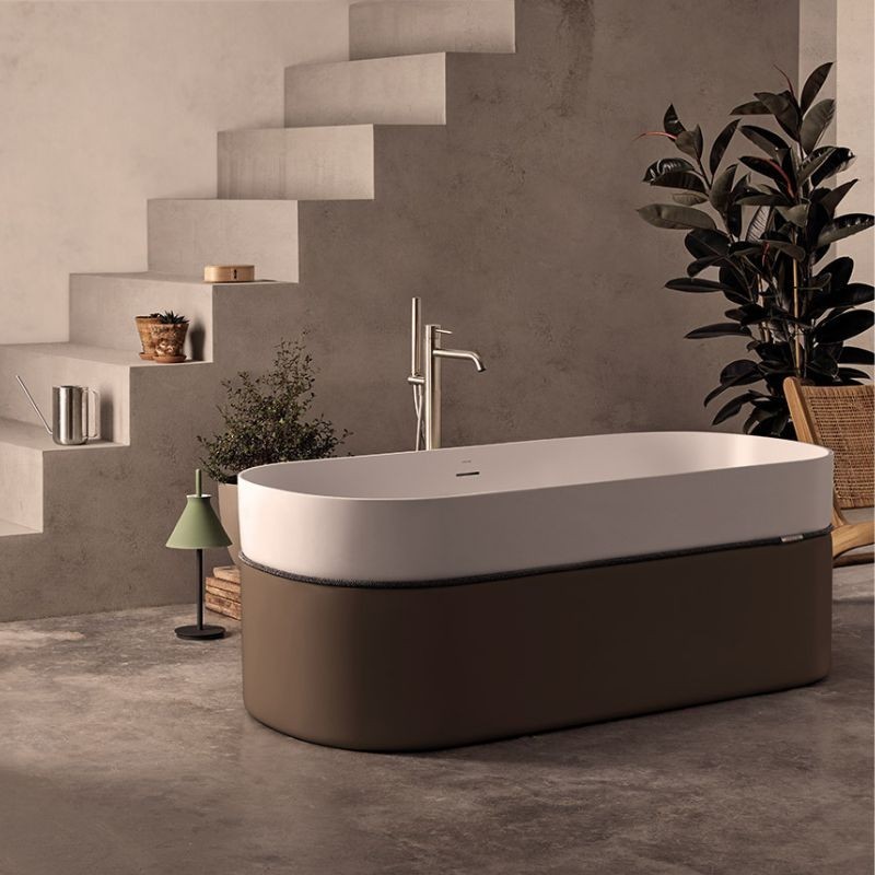 BAÑERA TEMPO MARRON MATE 170X75