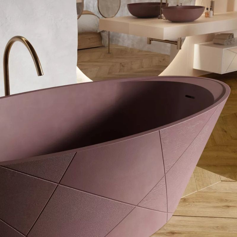 Bañera exenta Opal Quiz Acquabella personalizable más de 2.000 colores