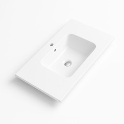 LAVABO LOKI BLANCO BRILLO 121,5X46,5X17,5