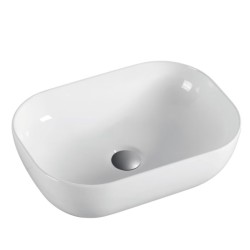 LAVABO DUE BLANCO BRILLO 46X33