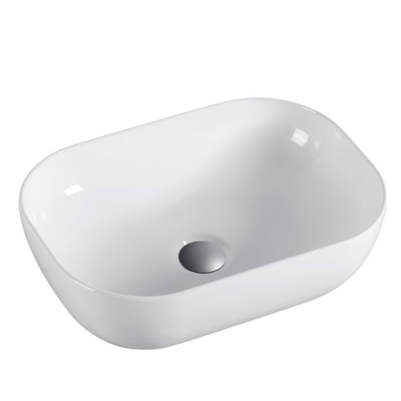 LAVABO DUE BLANCO BRILLO 46X33 LAVABO DUE BLANCO BRILLO 46X33