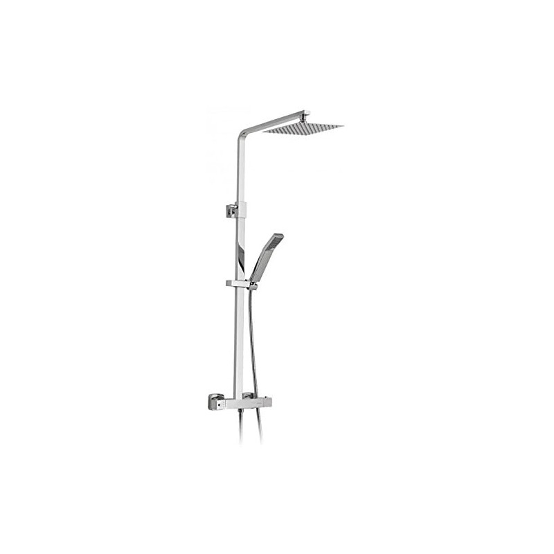 COLUMNA DE DUCHA QUBIK2000 TERMOSTÁTICA CROMO BRILLO COLUMNA DE DUCHA QUBIK2000 TERMOSTÁTICA CROMO BRILLO
