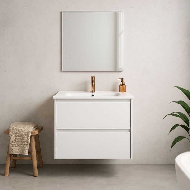 MUEBLE SUSPENDIDO SILK WHITE 60X45
