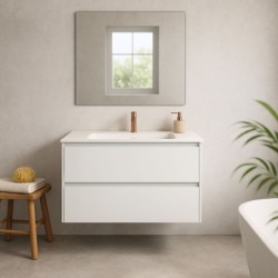 MUEBLE SUSPENDIDO SILK WHITE 120X45