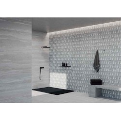 Azulejo efecto Piedra Strata de Ibero Casa Infinita para Baño,Exterior,Residencial,Comercio