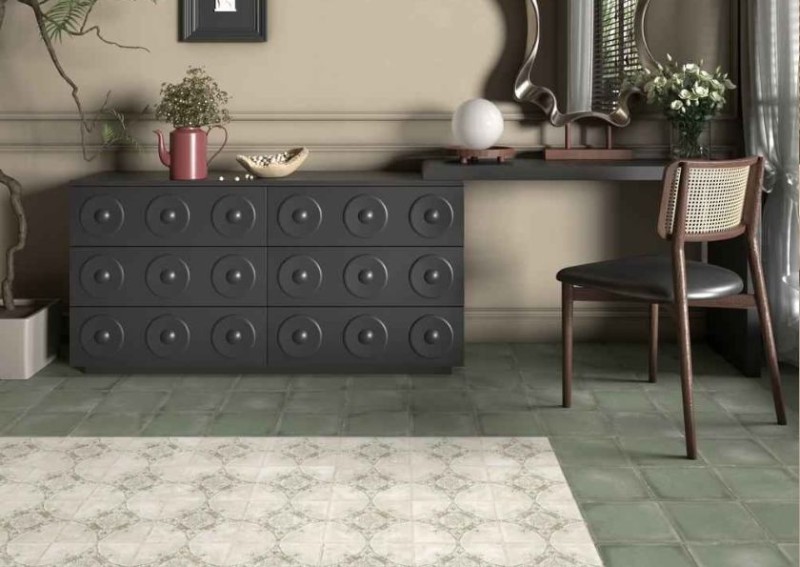 ATLANTIQUE OLIVE MATE 20X20