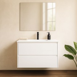 Mueble Suspendido Lluna Blanco 120X45