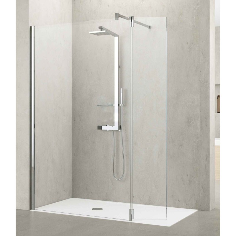 Novellini Kali H2 37 Transp-Silver Novellini Kali H2 37 Transp-Silver