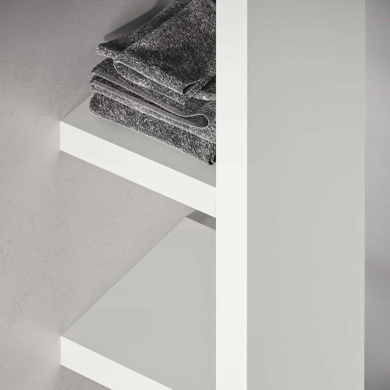Radiador design irsap Quadraqua Blanco