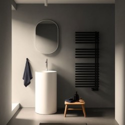 Radiador Toallero Jazz_S 880X500 Mm Negro Satinado