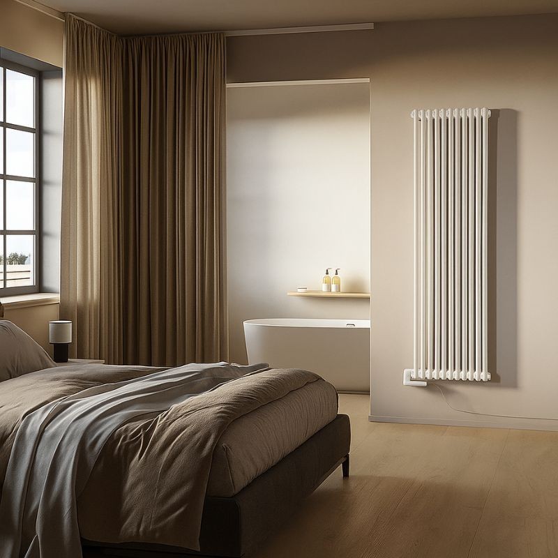 Radiador Eléctrico Tesi 2 1853X420 Mm Blanco