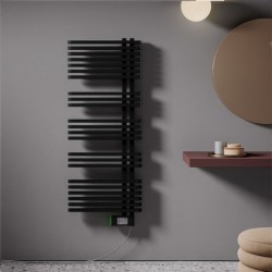 Toallero Eléctrico Jazz_S Mod.H 1460X600 Mm Negro Satinado