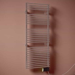 Toallero Eléctrico Flauto Cromado Mod.H 1558X506 Mm