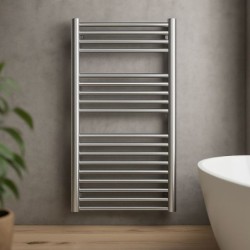 Radiador Toallero Zeta T Pvd 800X500 Mm Cromado Mate