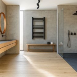 Radiador Toallero Zeta X 770X600 Mm Negro Mate