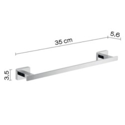 ATENA TOALLERO 35 CM CROMO BRILLO