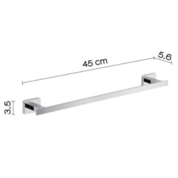 ATENA TOALLERO 45 CM CROMO BRILLO