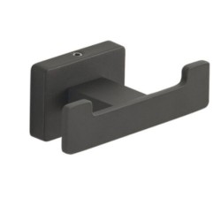 ATENA PERCHA DOBLE NEGRO MATE