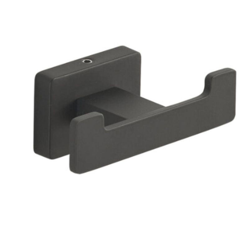 ATENA PERCHA DOBLE NEGRO MATE
