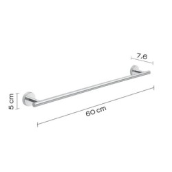 EROS TOALLERO 60 CM CROMO BRILLO