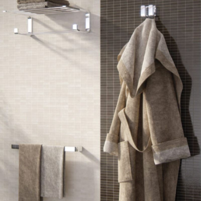 Toallero Outline cromado 35x7x3 cm – hasta 150 kg